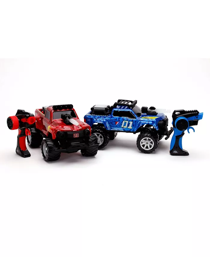 Jada Toys Heat Chase 1:16 Scale Remote Control Twin Pack， Ford GT with Lykan Hypersport - Mycitystee