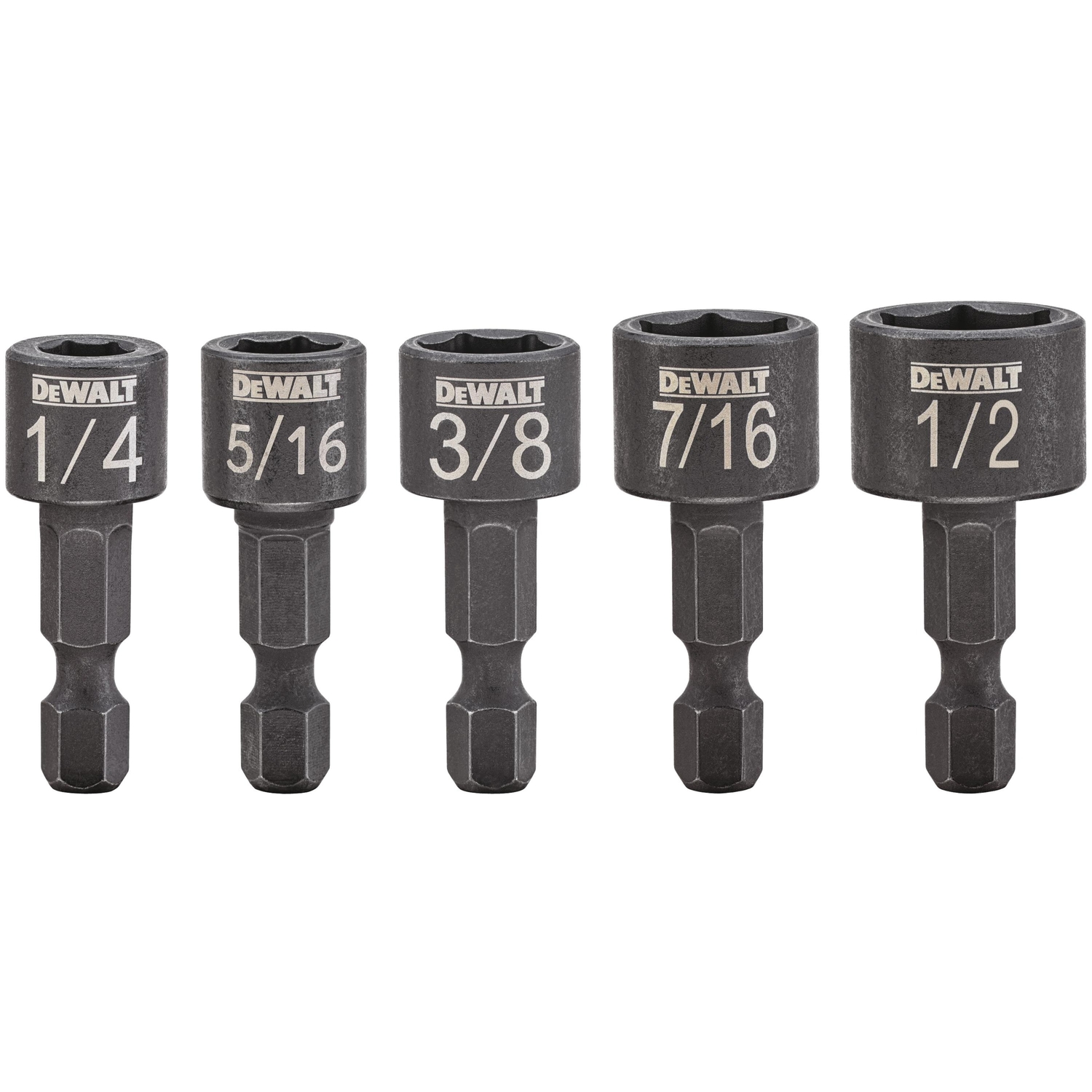 DeWalt Impact Ready Metal Nut Setter Set 5 pc - Mycitystee