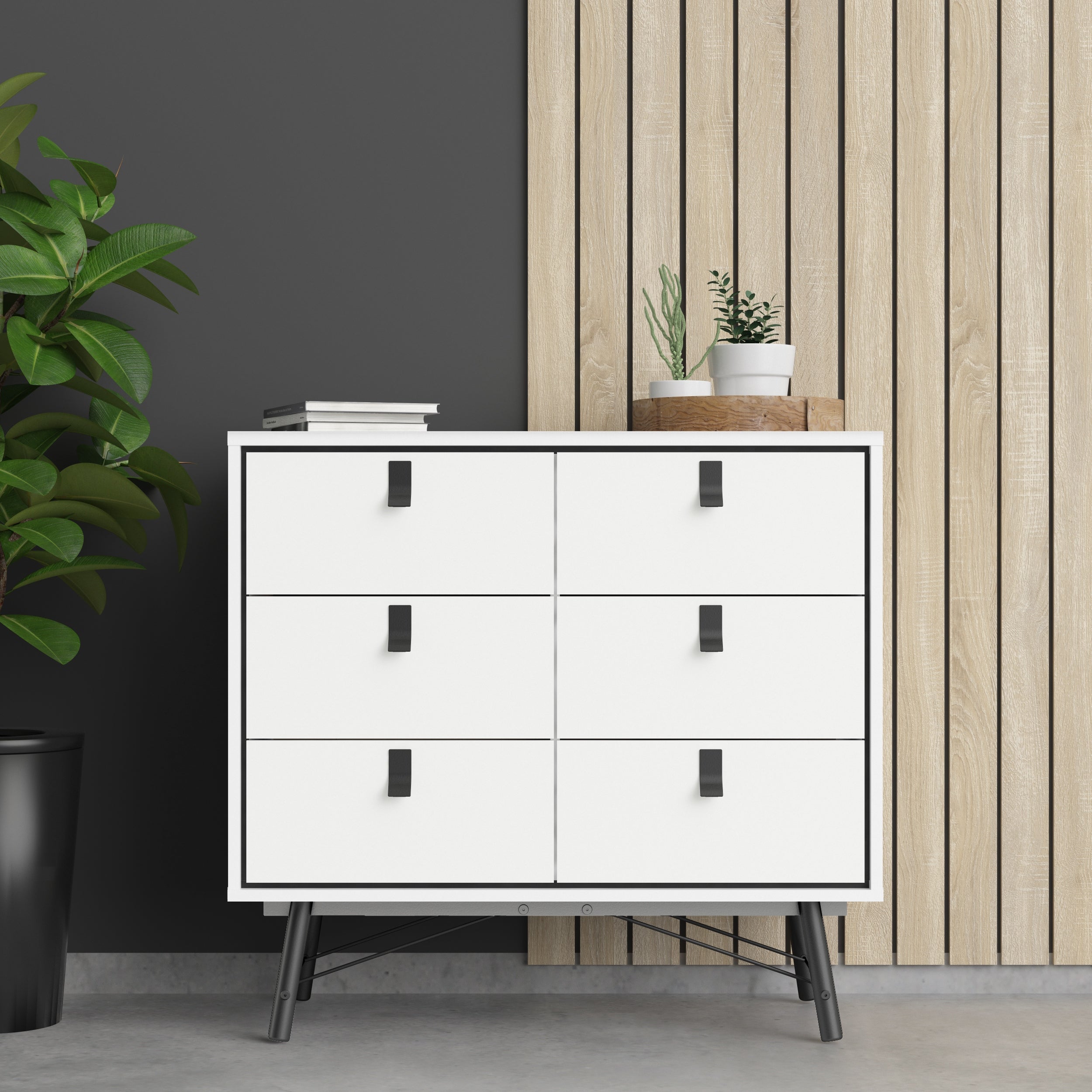 Carson Carrington Ry Mid-Century Modern 6-Drawer Storage Chest - - 35497837 - Mycitystee