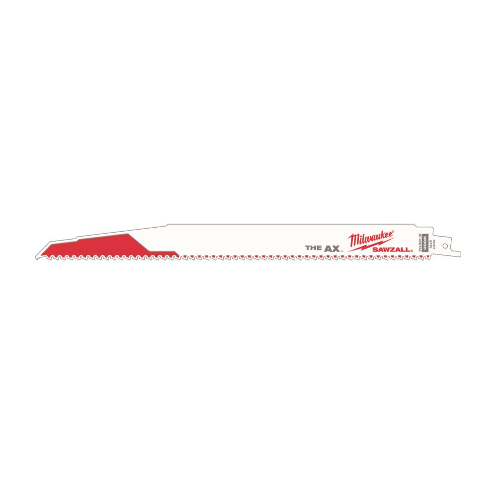 Milwaukee 12 in. 5 TPI The Ax SAWZALL Blade 5PK 48-00-5027 from Milwaukee - Mycitystee