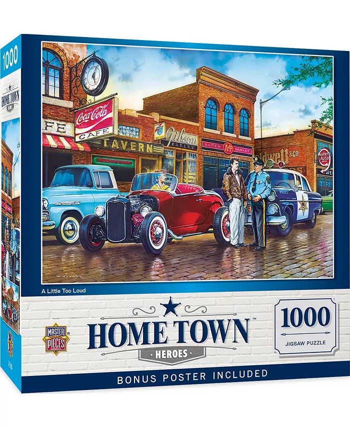 MasterPieces Puzzles Hometown Heroes - A Little Too Loud 1000 Piece Puzzle - Mycitystee