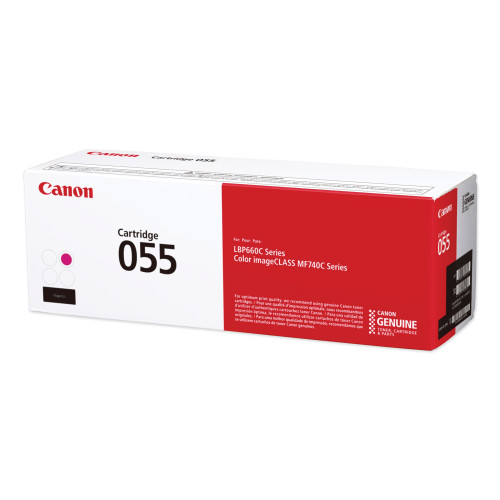 Canon 3014C001 (055) Toner， 2，100 Page-Yield， Magenta - Mycitystee