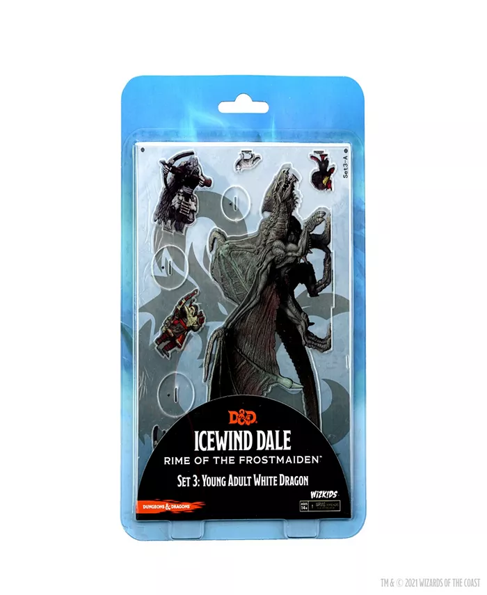 WizKids Games Young Adult Dungeons Dragons Idols of the Realms Miniatures Ice Wind Dale Rime of the Frost Maiden 2D 10 Piece Set - Mycitystee