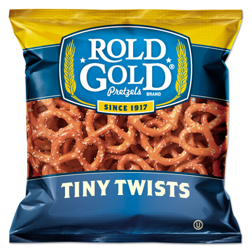 Rold Gold Tiny Twists Pretzels， 1 oz Bag， 88/Carton (32430) - Mycitystee
