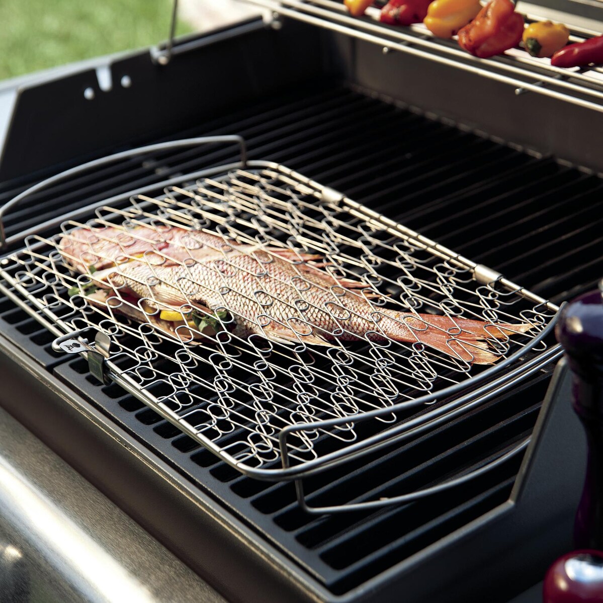 Weber 6471 Large Stainless Steel Grill Basket - Mycitystee