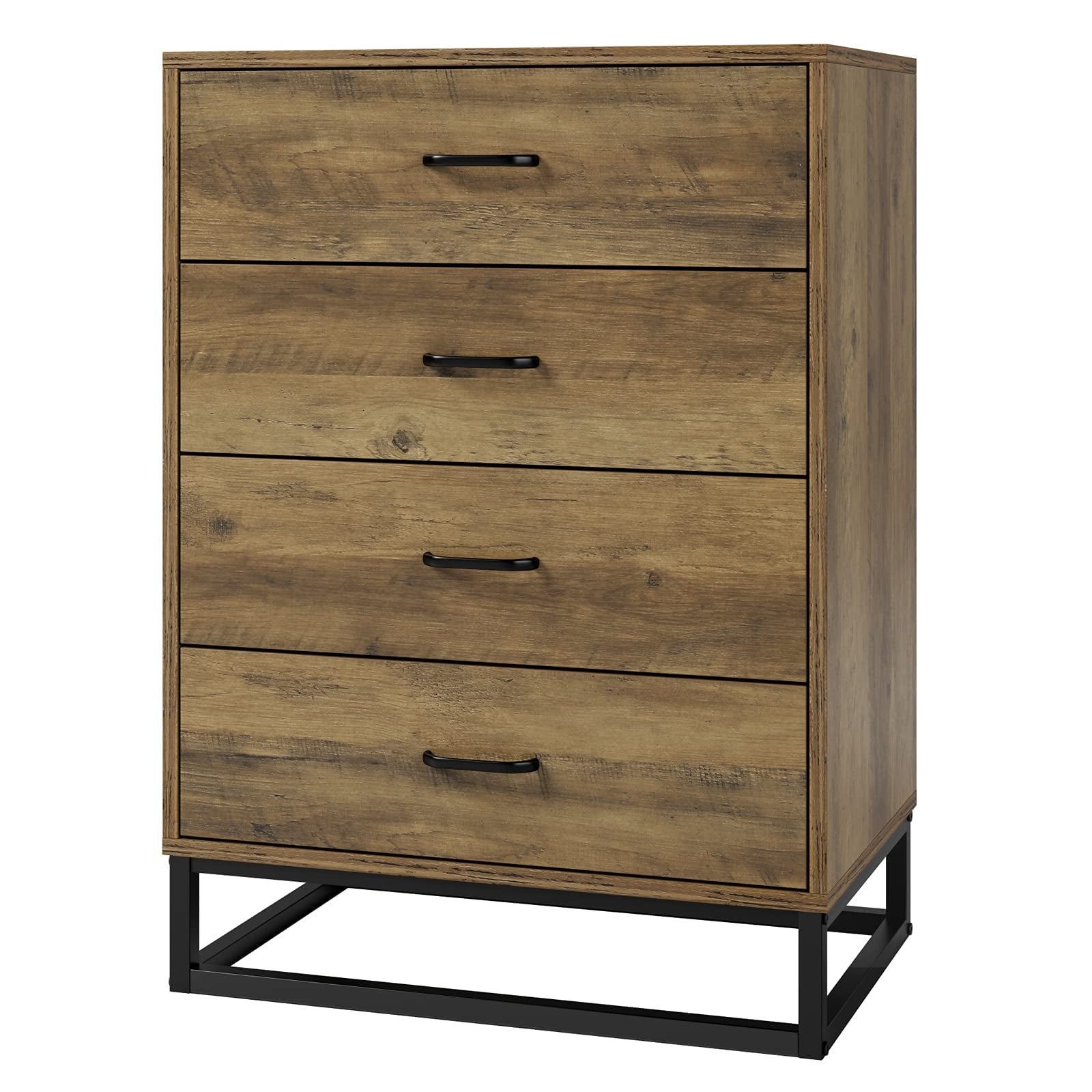 Chest of Drawers， Wood 4 Drawer Dresser for Bedroom， Nightstand for Bedroom， Living Room， Entryway - as picture - - 37668773 - Mycitystee