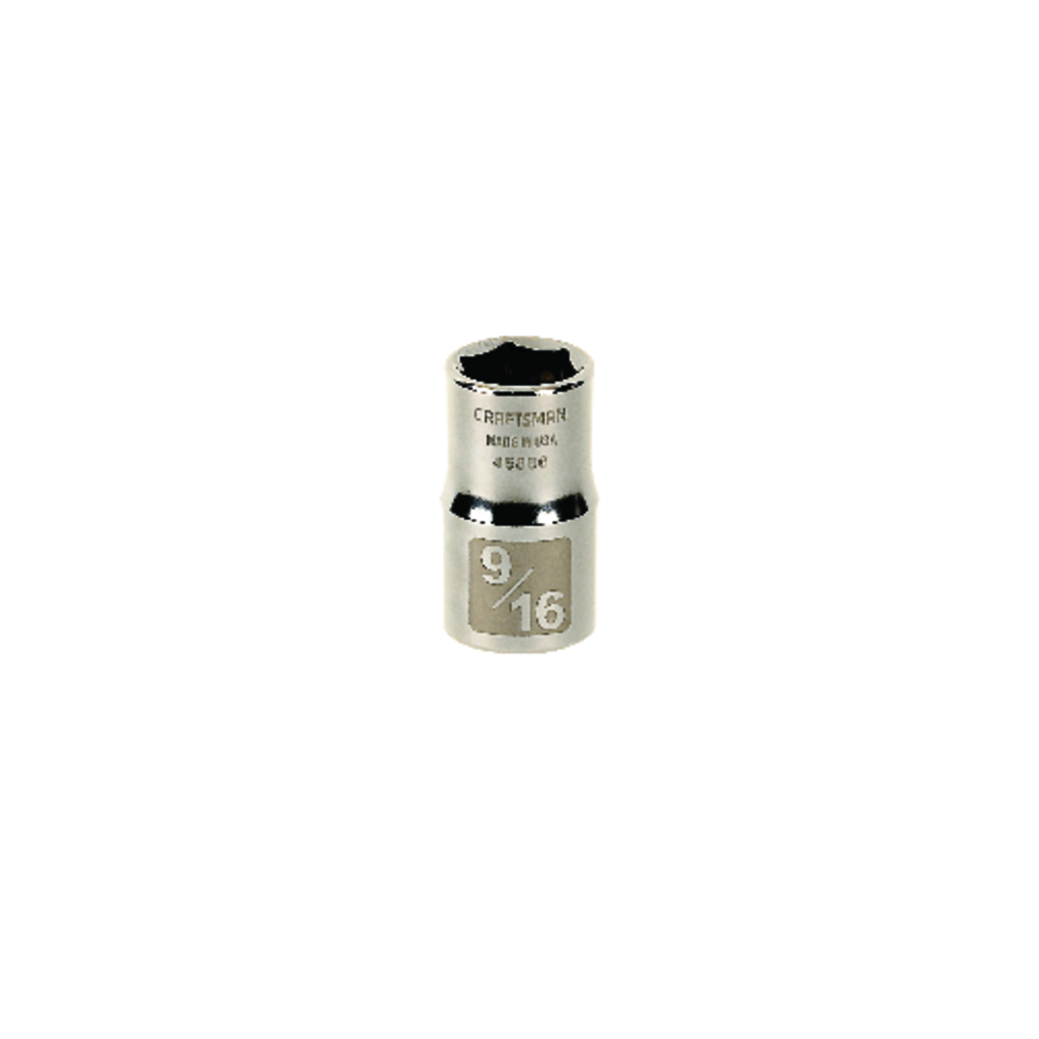 Craftsman 9/16 in. X 1/2 in. drive SAE 6 Point Standard Socket 1 pc - Mycitystee