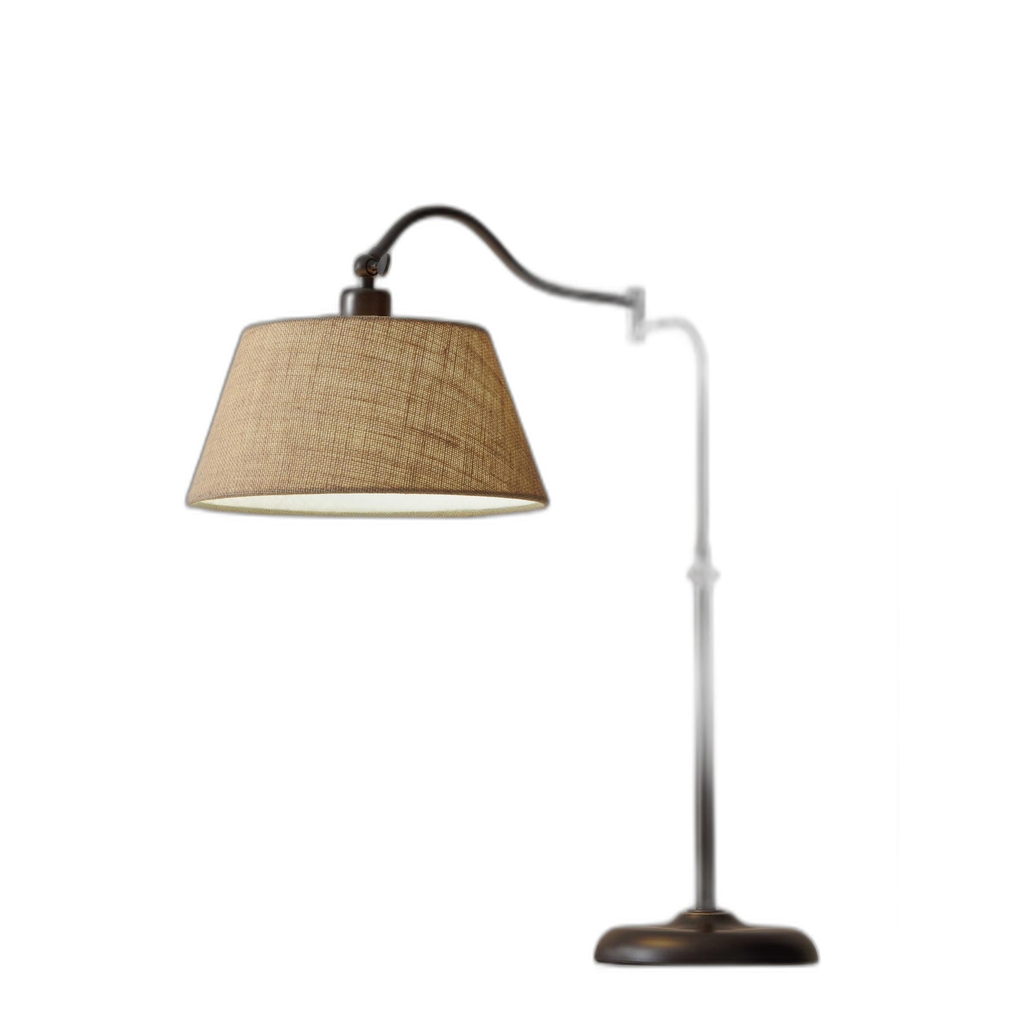 Dark Bronze Metal Swing Arm Adjustable Table Lamp - 12.5 x 23 x 27 - Mycitystee