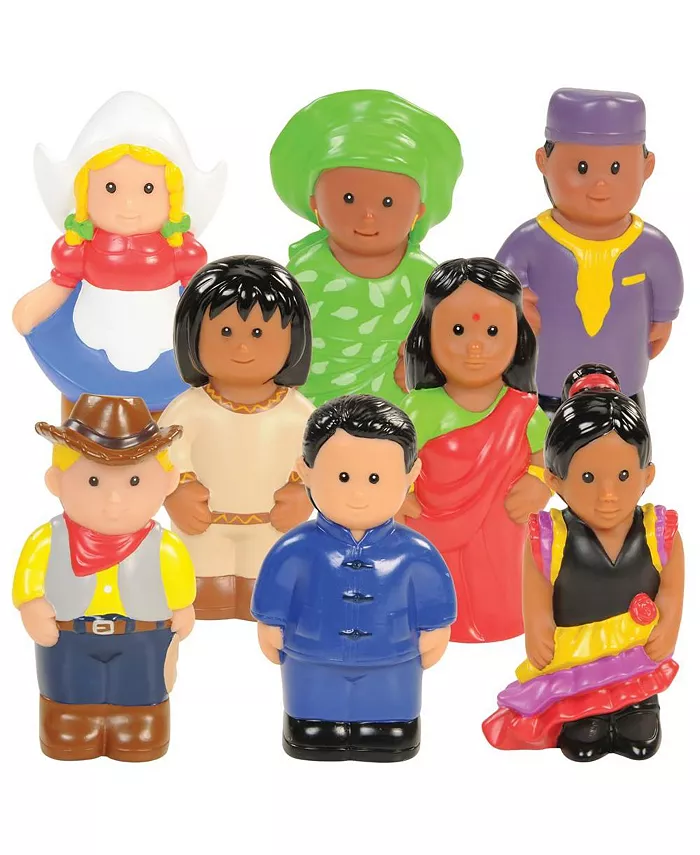 Kaplan Early Learning Around the World Dolls - Set of 8 - Mycitystee