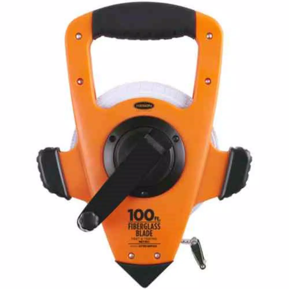 Keson 100 ft./30M Fiberglass Open Reel Tape Measure， 3and#215;1 Rewind， ABS Housing， SAE and M and#8211; XDC Depot - Mycitystee
