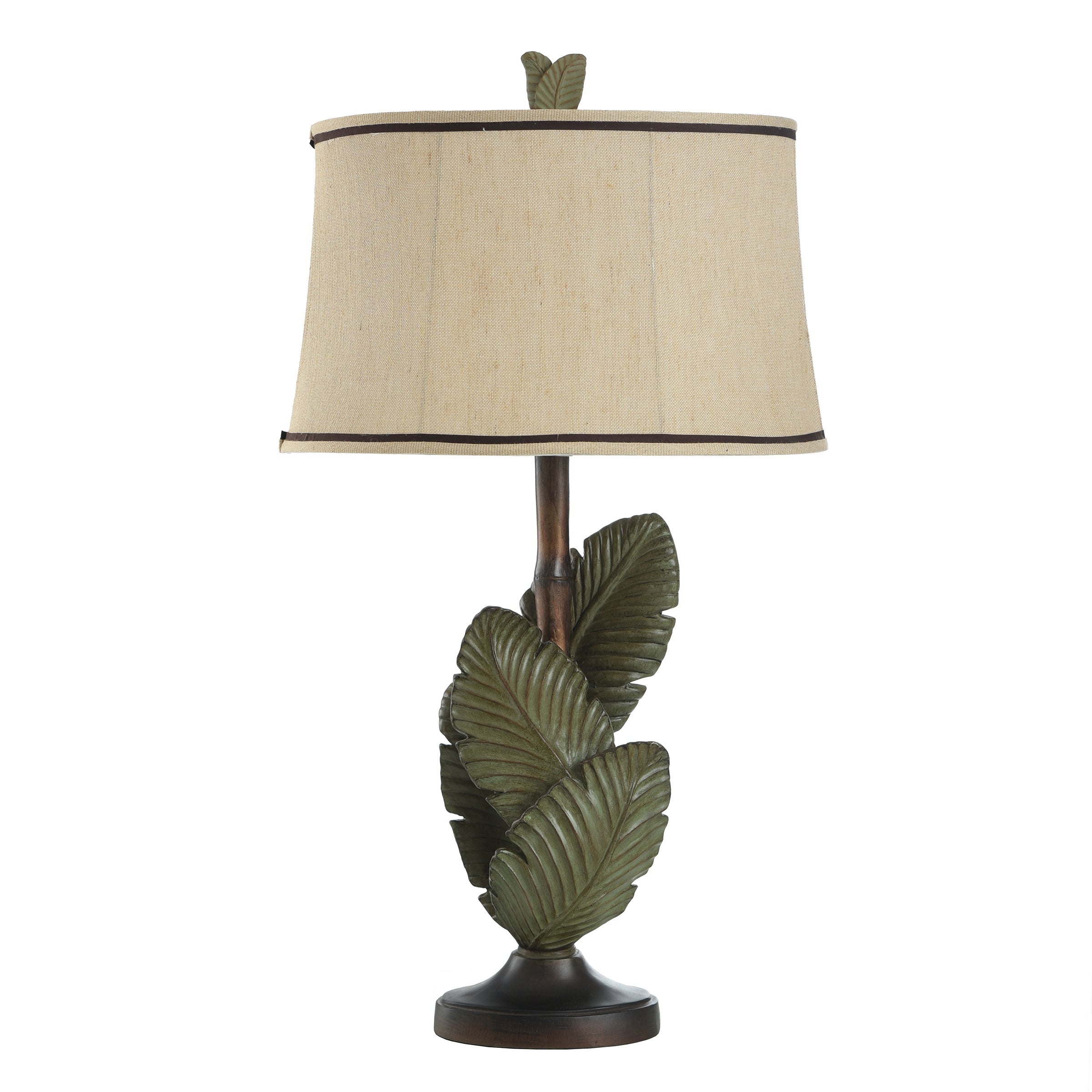 StyleCraft Islamadora Wentworth Bronze and Gray Table Lamp - Beige Softback Fabric Shade - Mycitystee
