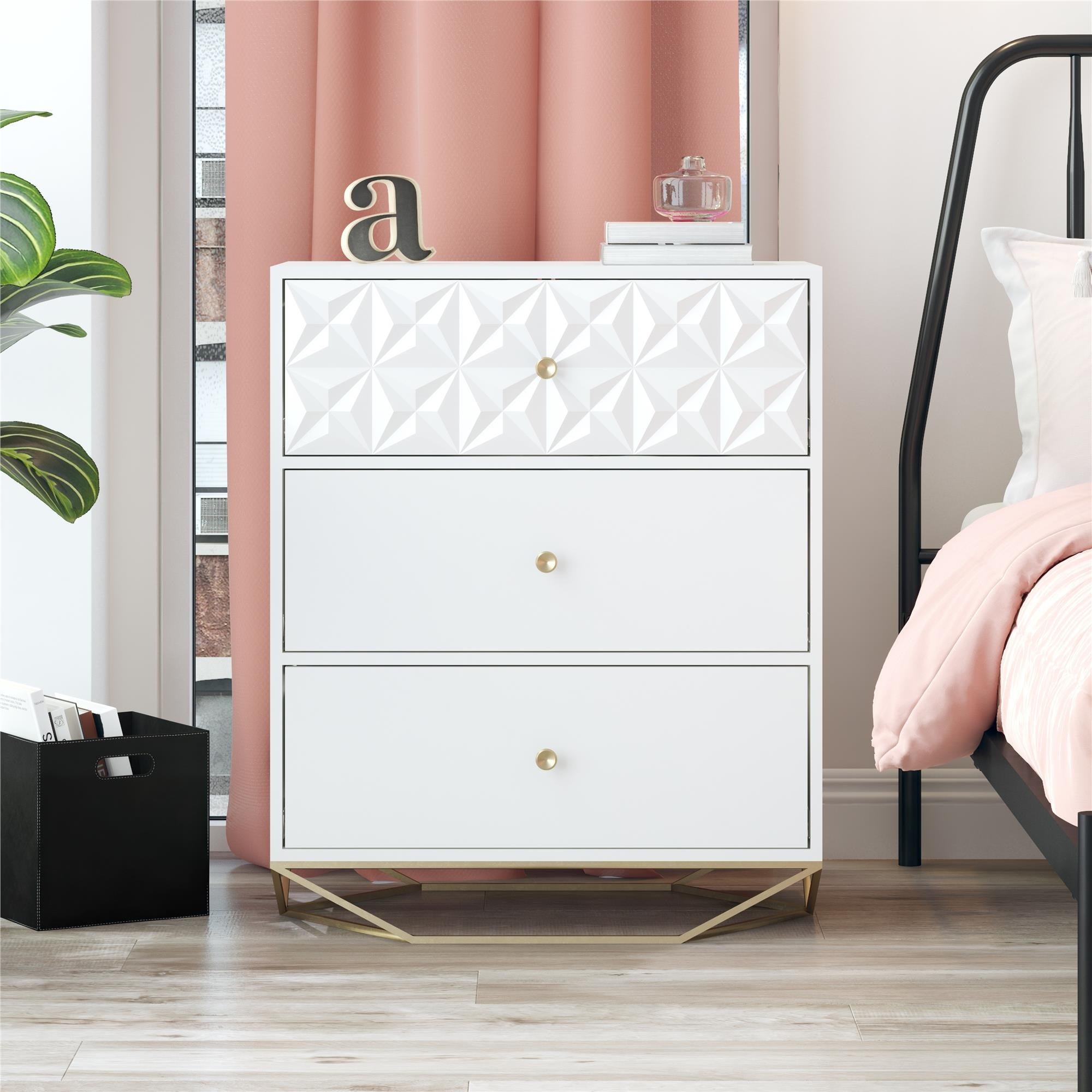 CosmoLiving by Cosmopolitan Blair 3 Drawer Dresser - - 35697253 - Mycitystee