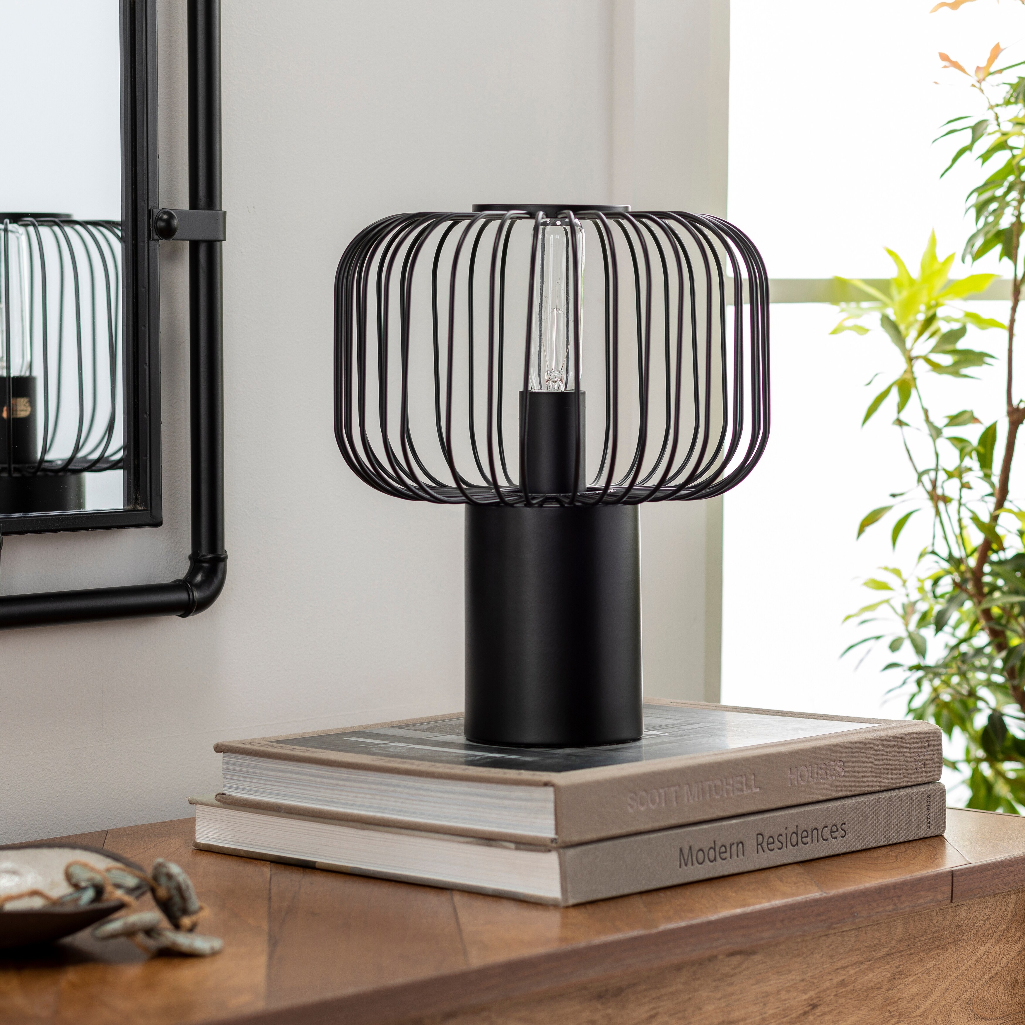 Arnushka Mid-Century Modern Industrial Table Lamp - Mycitystee