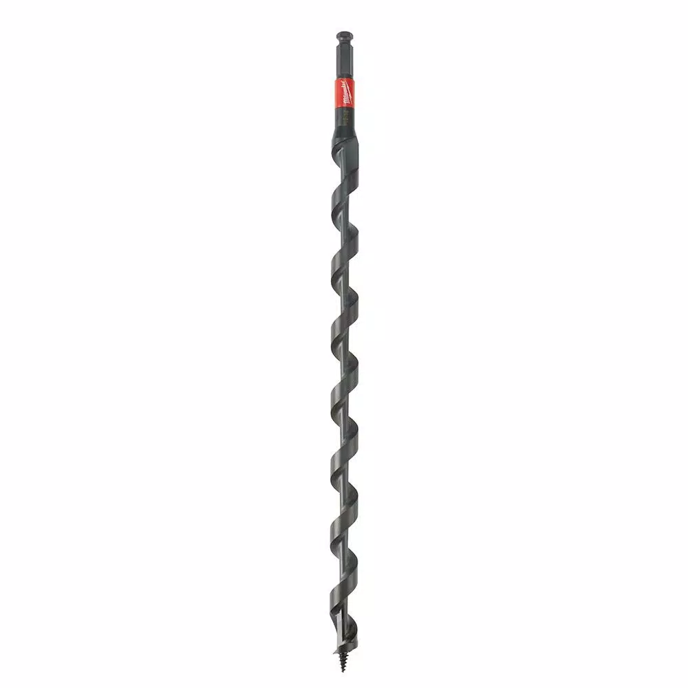 Milwaukee 13/16 in. x 30 in. Carbon SHOCKWAVE Linemanand#8217;s Impact Auger Bit and#8211; XDC Depot - Mycitystee