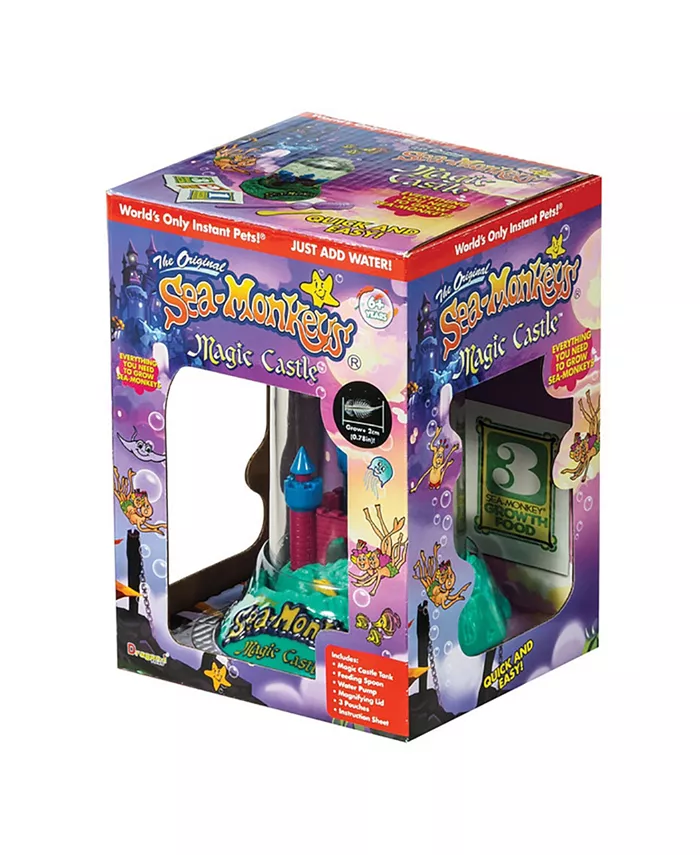 Sea Monkey's The Original Sea-Monkeys Magic Castle Kit - Everything You Need to Hatch Sea Monkeys - Mycitystee
