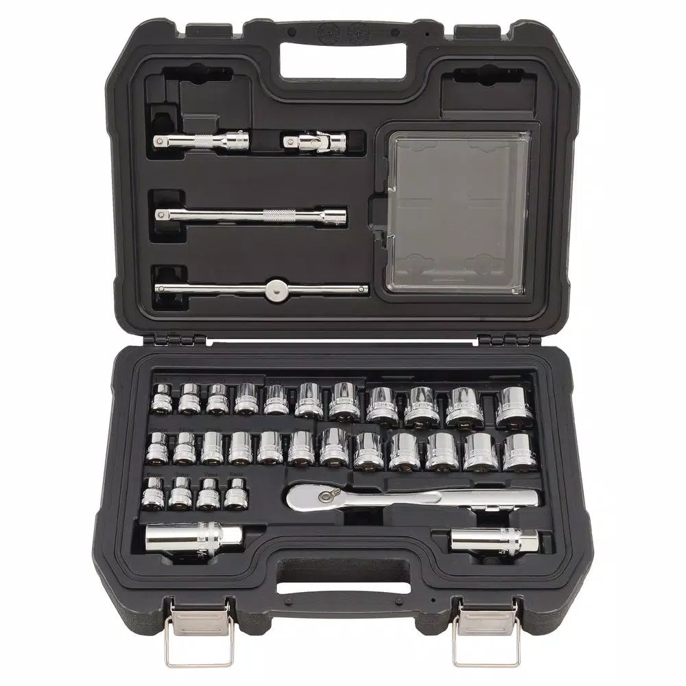 DEWALT 3/8 in Drive Combination Socket Set with Ratchet (34-Piece) and#8211; XDC Depot - Mycitystee