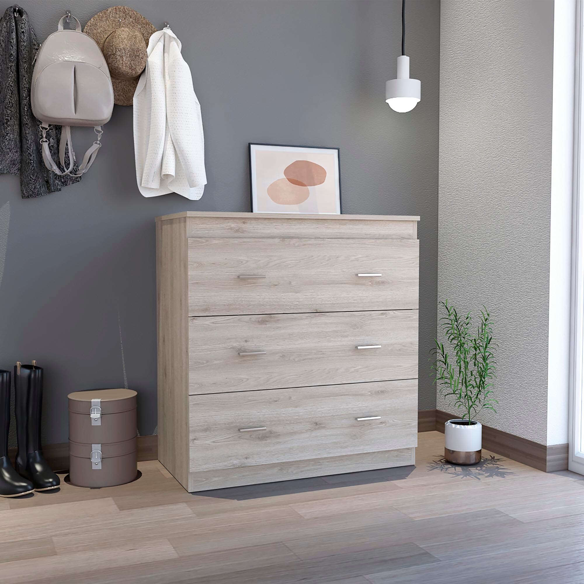 Modern 3-Drawer Dresser - - 37584585 - Mycitystee