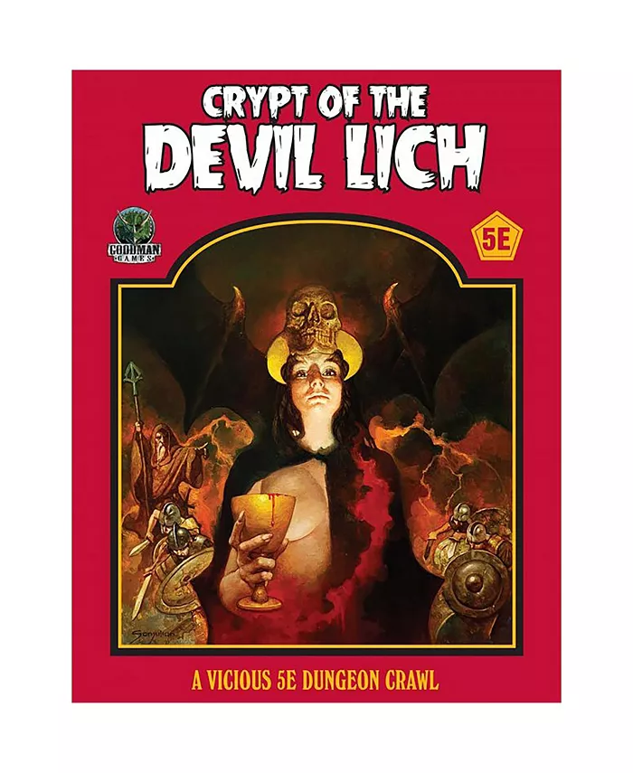 Impressions Crypt of the Devil Lich 5e Hardcover Role Playing Game Book - Mycitystee