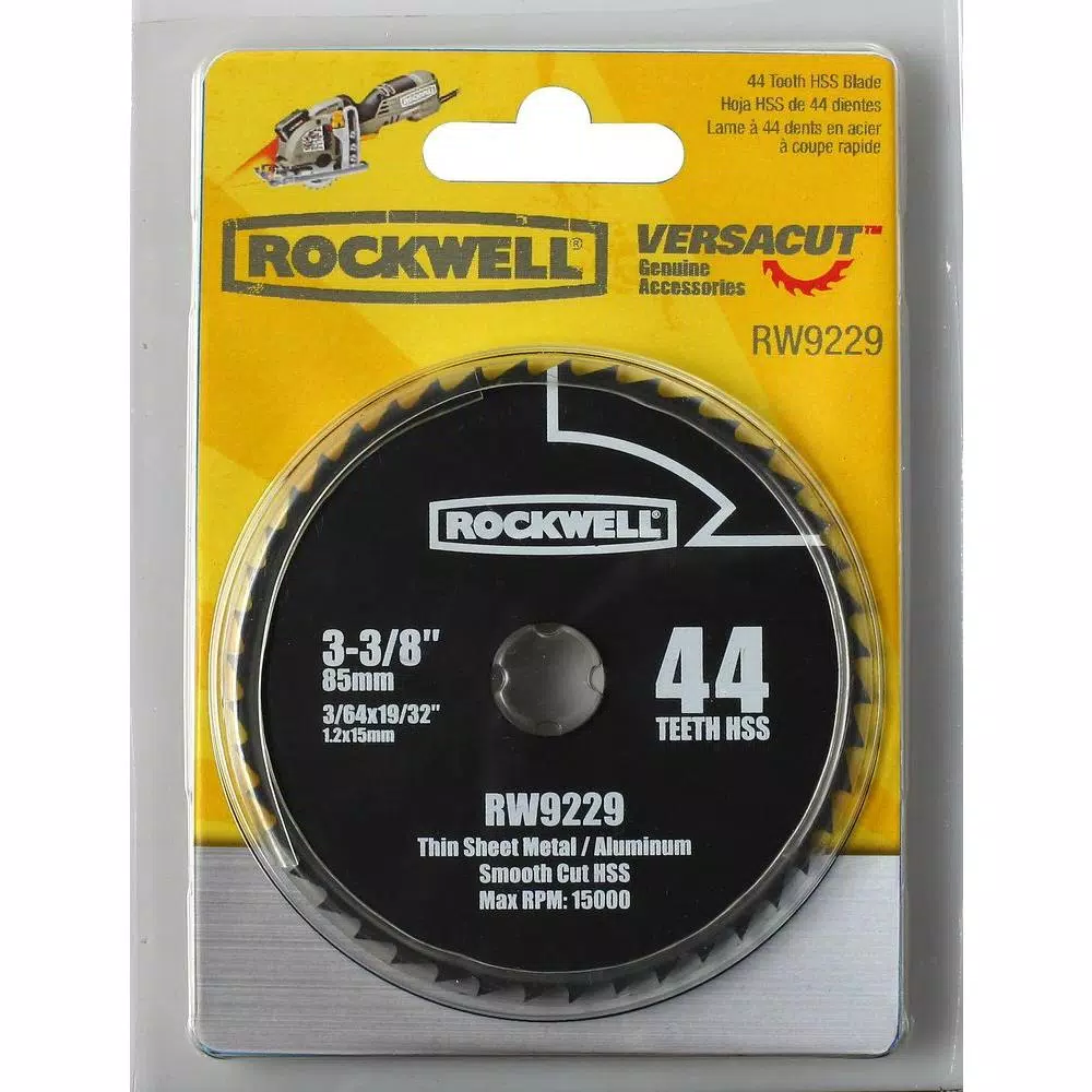 Rockwell VERSACUT 3-3/8 in. 44-Teeth High Speed Steel Blade and#8211; XDC Depot - Mycitystee