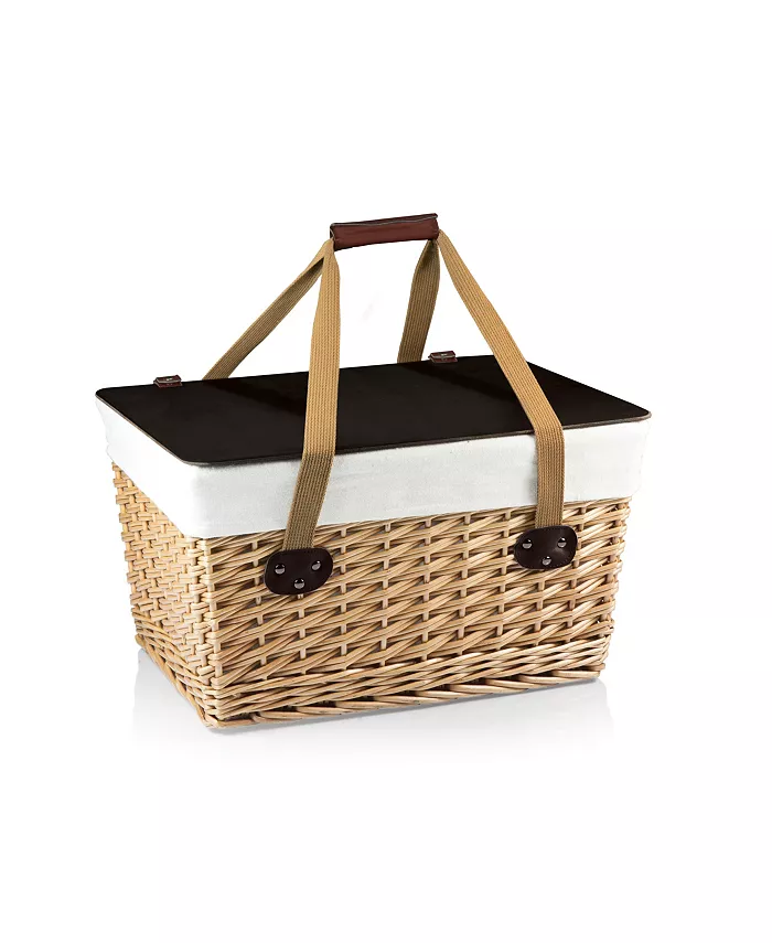 Picnic Time Brown Canasta Grande Wicker Basket - Mycitystee