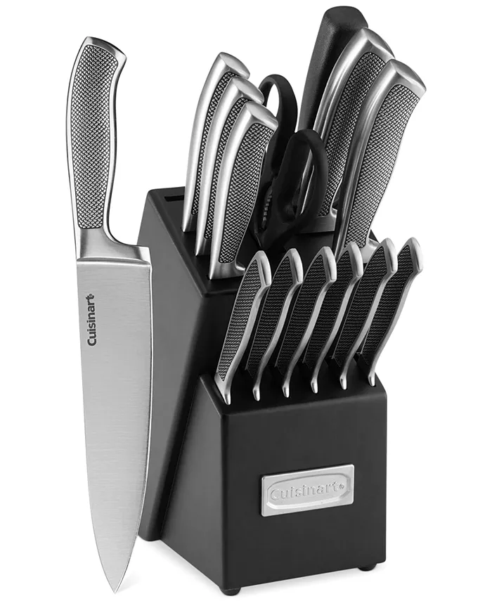 Cuisinart Graphix Classic Stainless Steel 15-Pc. Cutlery Set - Mycitystee