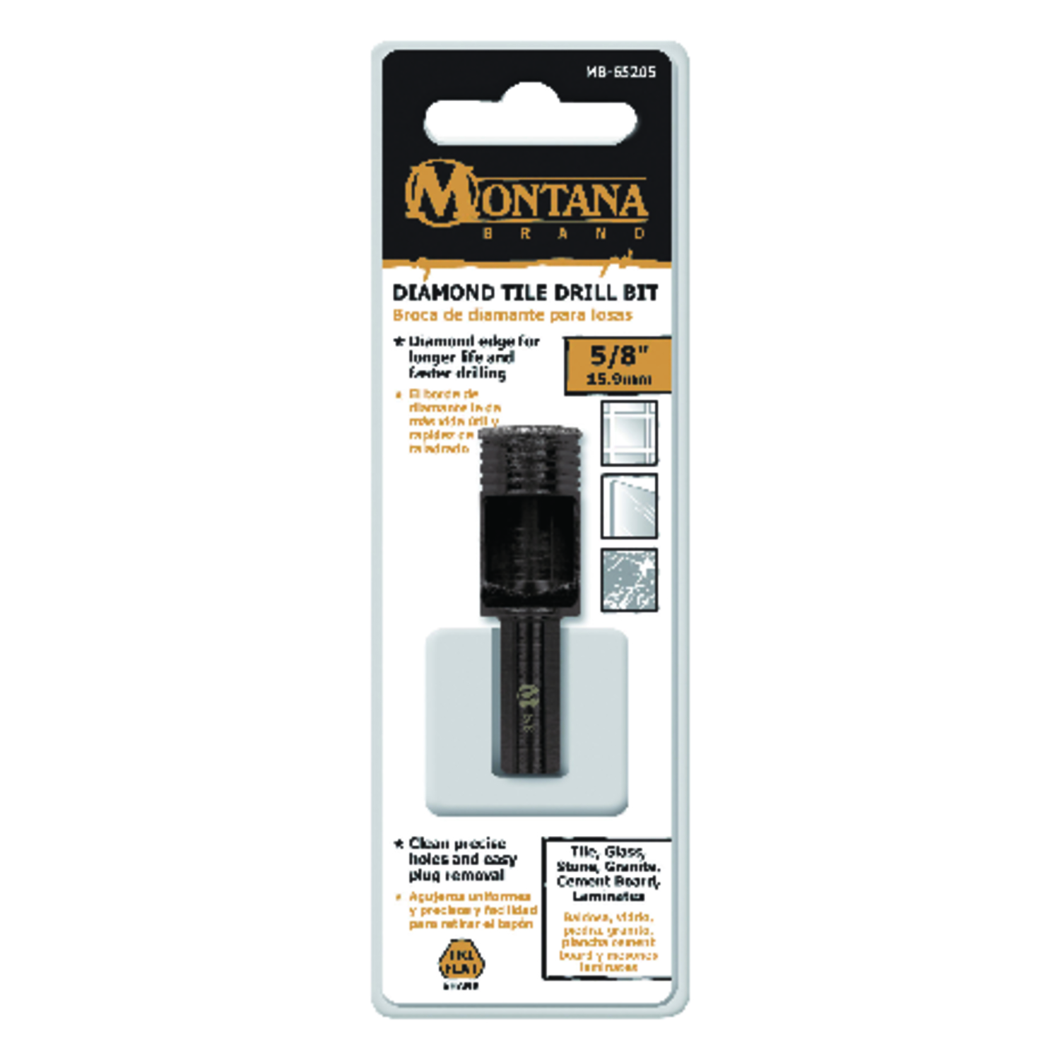 Montana Brand 5/8 in. Alloy Steel Drill Bit 1 pc - Mycitystee