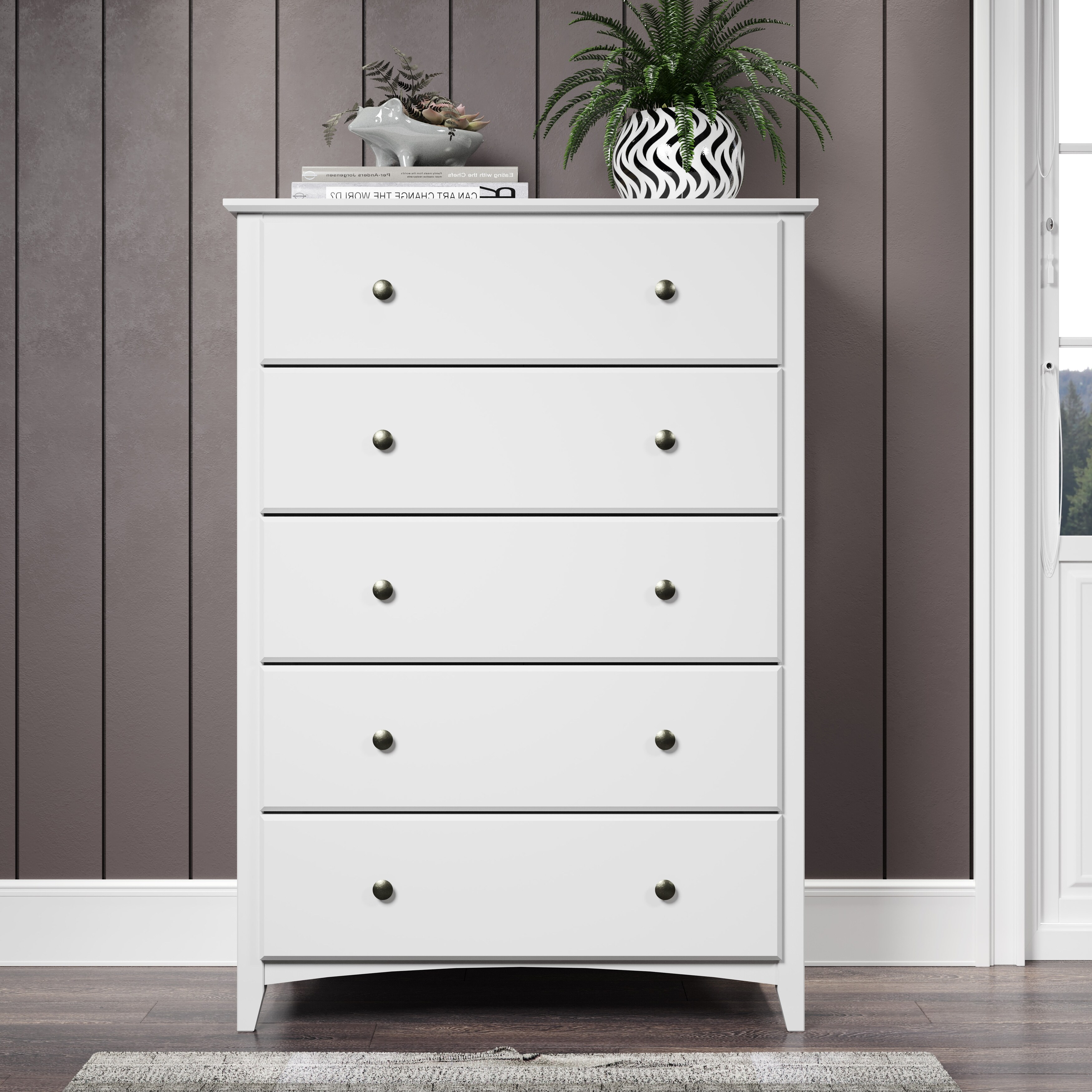 Shaker Style 5 Drawer Chest - - 36419914 - Mycitystee