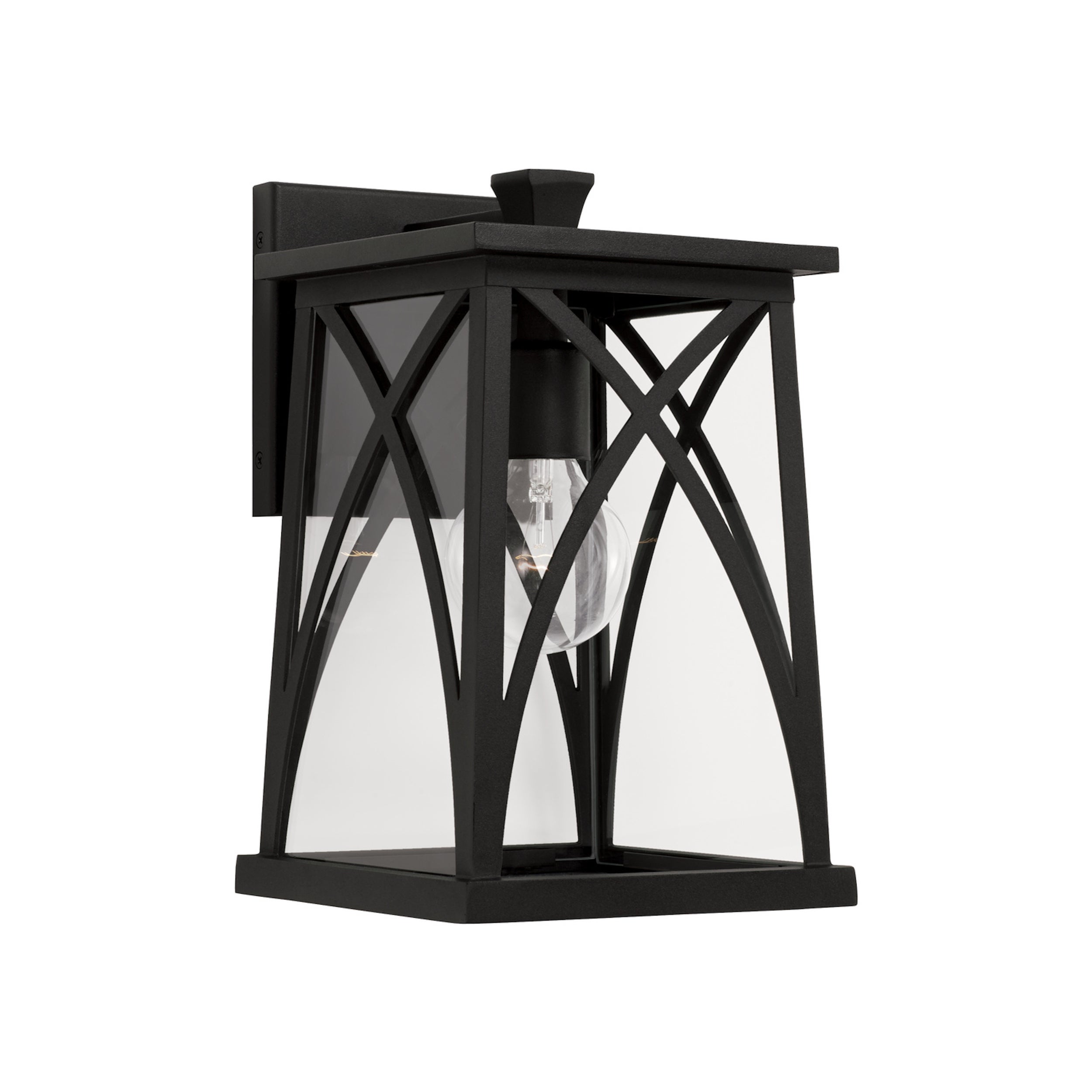 Marshall Outdoor 1-light Small Wall Lantern w/ Clear Glass Shopping - The Best Deals on Outdoor Wall Lanterns | 40403197 - Mycitystee