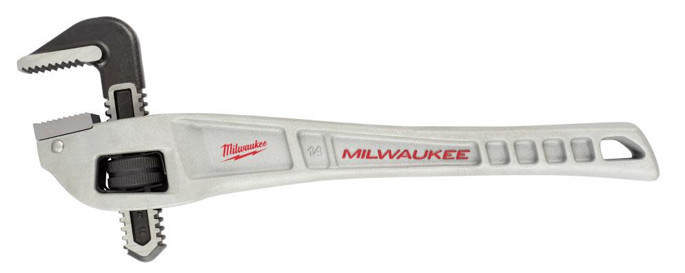 Milwaukee 14 in. Aluminum Offset Pipe Wrench 48-22-7184 from Milwaukee - Mycitystee