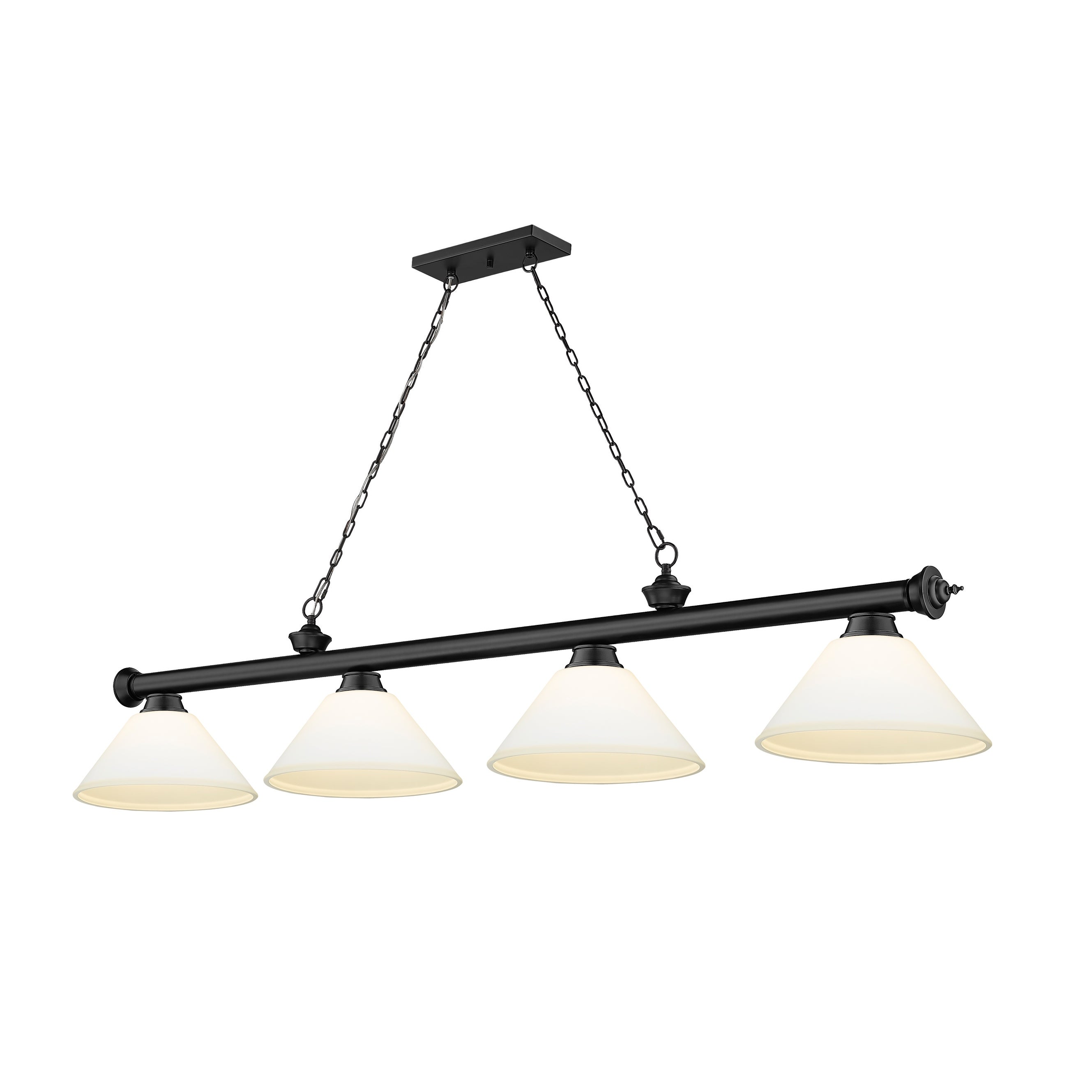 Cordon 4 Light Billiard - Matte Black - Mycitystee