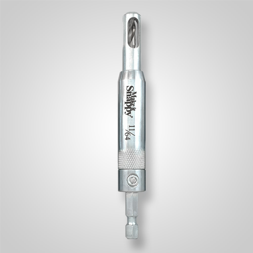 Make It Snappy Drill Bit 11/64 HSS Twist Drill Self Centering Hinge Bit - Mycitystee