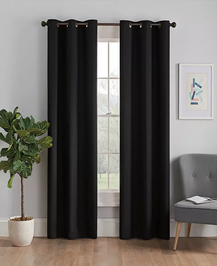 Eclipse Microfiber Thermaback Blackout Grommet Panel， 42