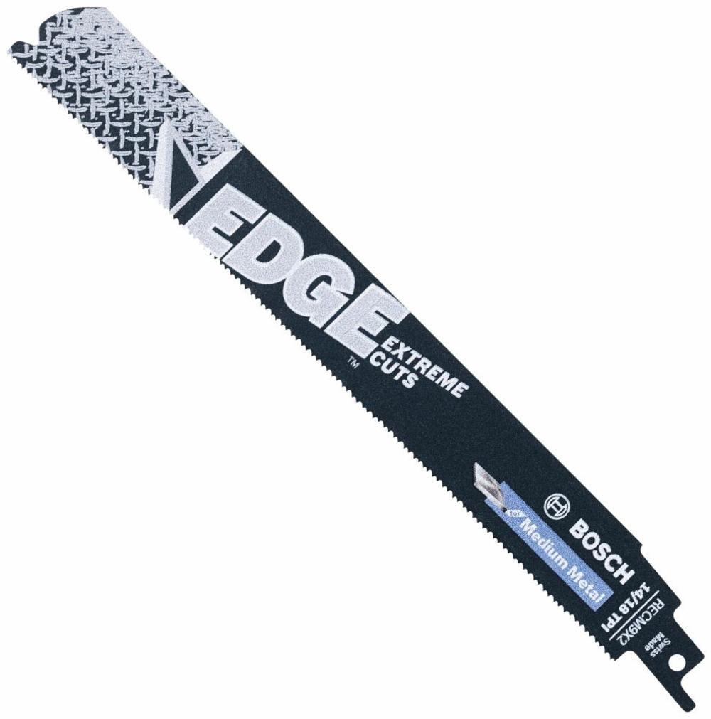 Bosch 5 pc. 9 In. 14/18 TPI Edge Reciprocating Saw Blades for Medium Metal RECM9X2 from Bosch - Mycitystee