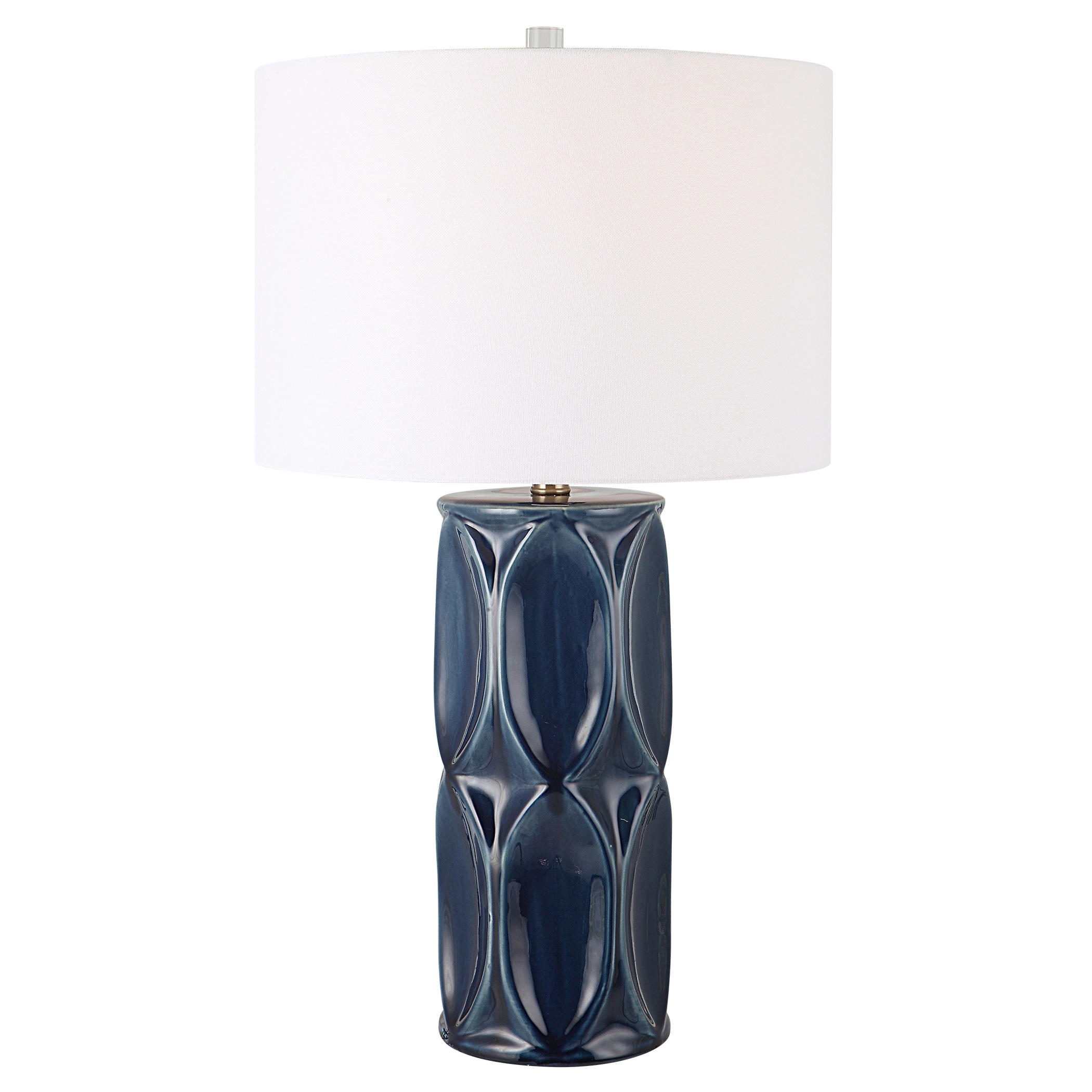 Uttermost Sinclair Blue Table Lamp - 15 W x 26.5 H x 15 D (inches) - Mycitystee