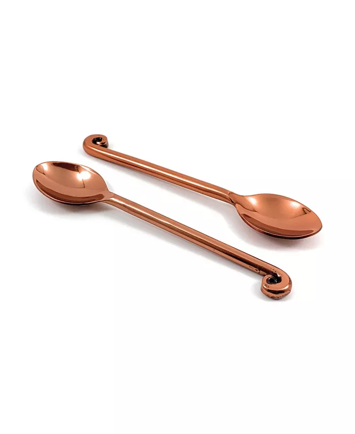 Vibhsa Copper Finish Teaspoons - Set of 6 - Mycitystee