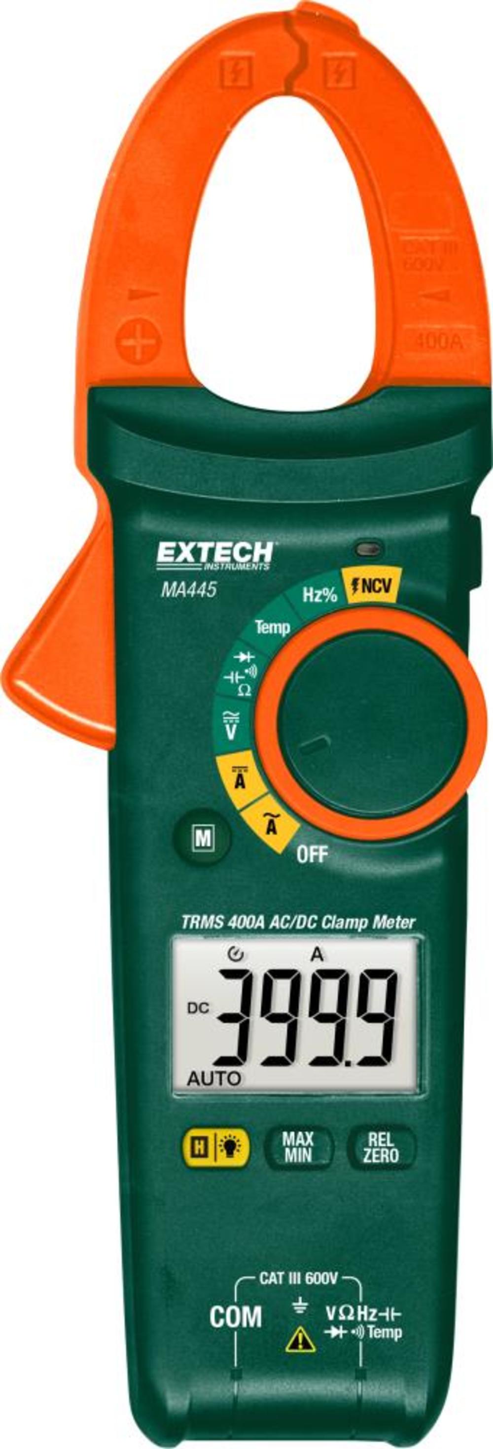400 A TRMS AC/DC Clamp Meter + NCV - Mycitystee