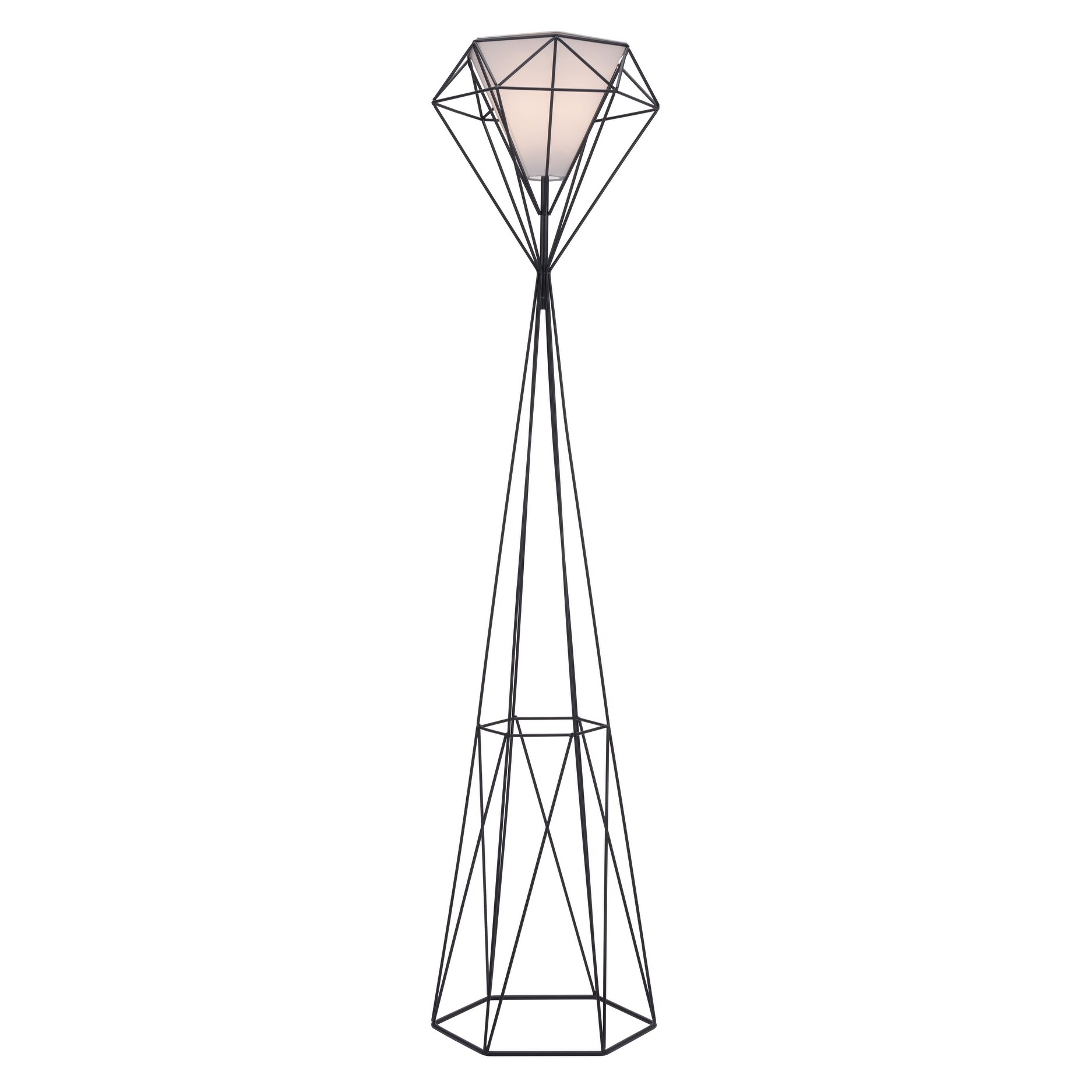 Black Diamond Floor Lamp Black - Mycitystee