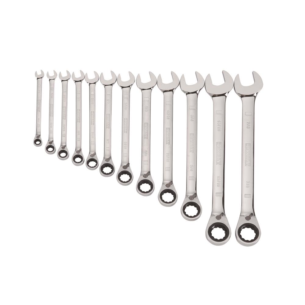 DEWALT 12 Piece Reversible Ratcheting Wrench Set - SAE DWMT19232 from DEWALT - Mycitystee
