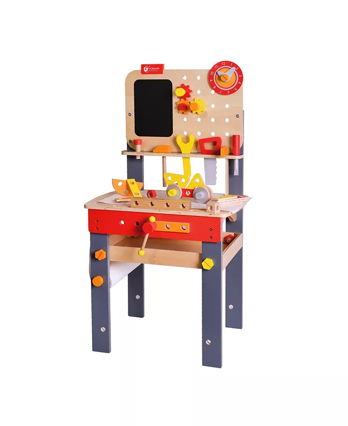 Classic World Toys Carpenter Workbench with Tools - Mycitystee