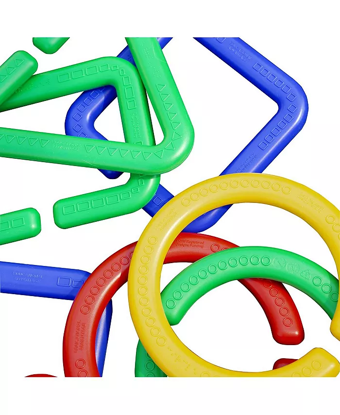 Polydron Giant Linking Shapes - 16 Pieces - Mycitystee