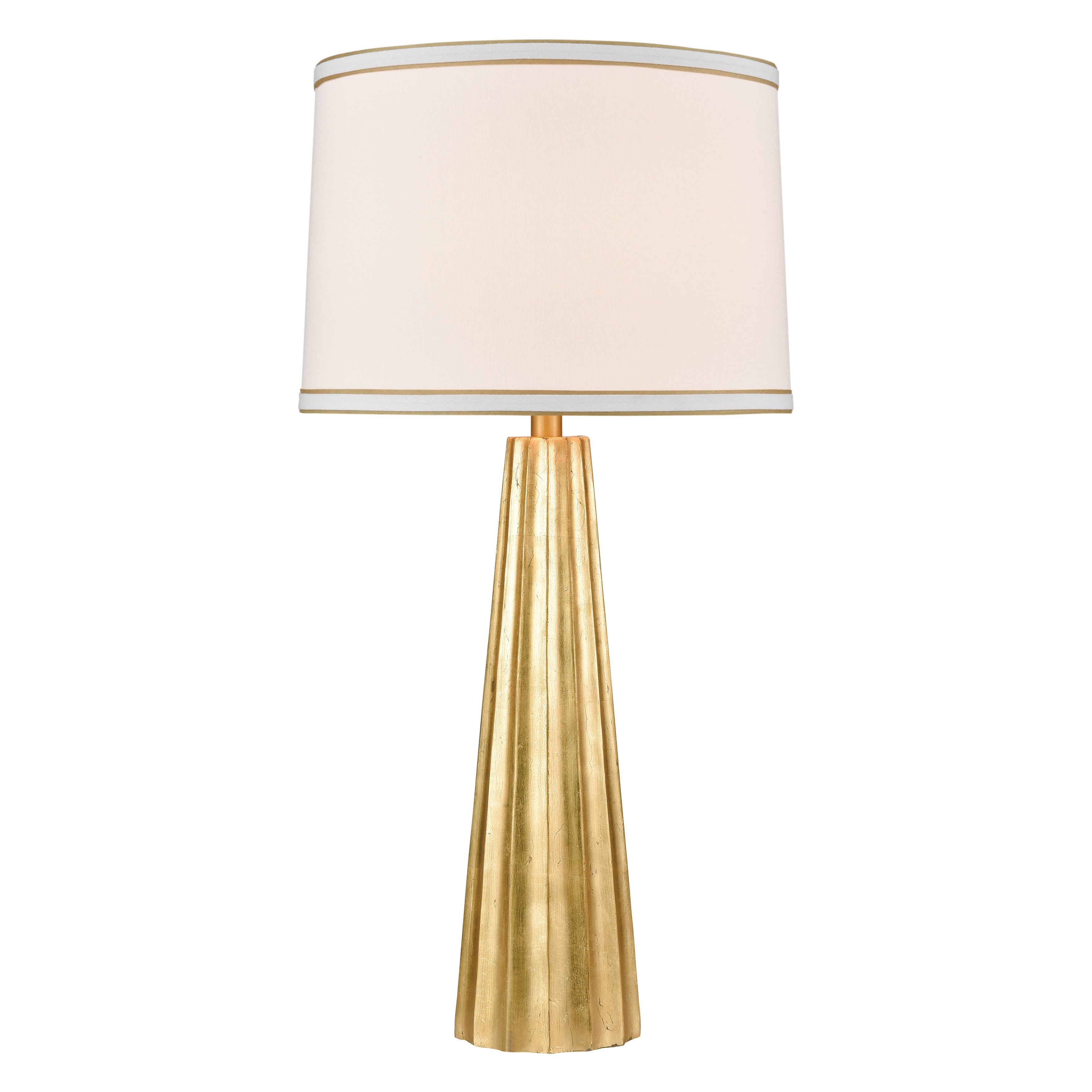 Hightower 31'' High 1-Light Table Lamp - Gold Leaf - Mycitystee