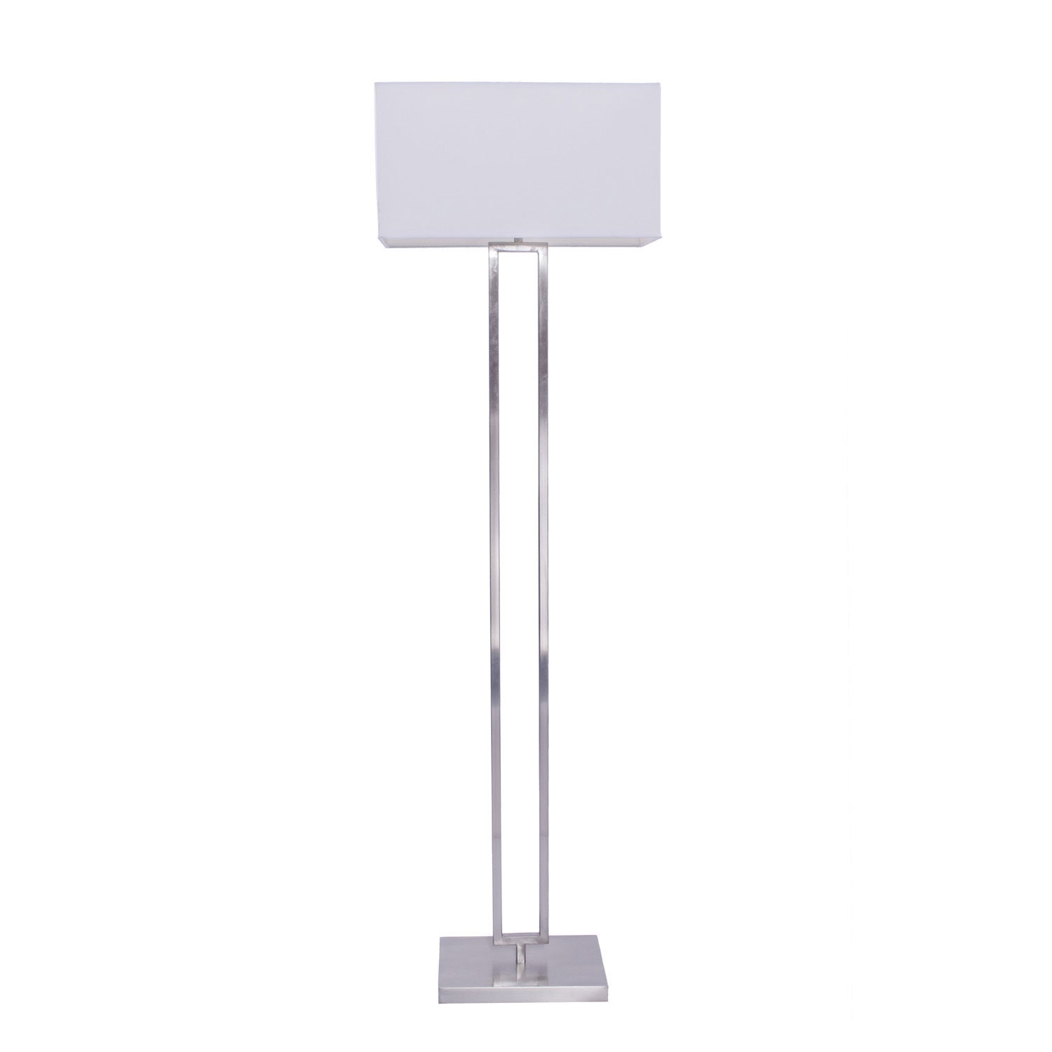 60-inch Modern Metal Table Lamp in Brushed Nickel - Mycitystee