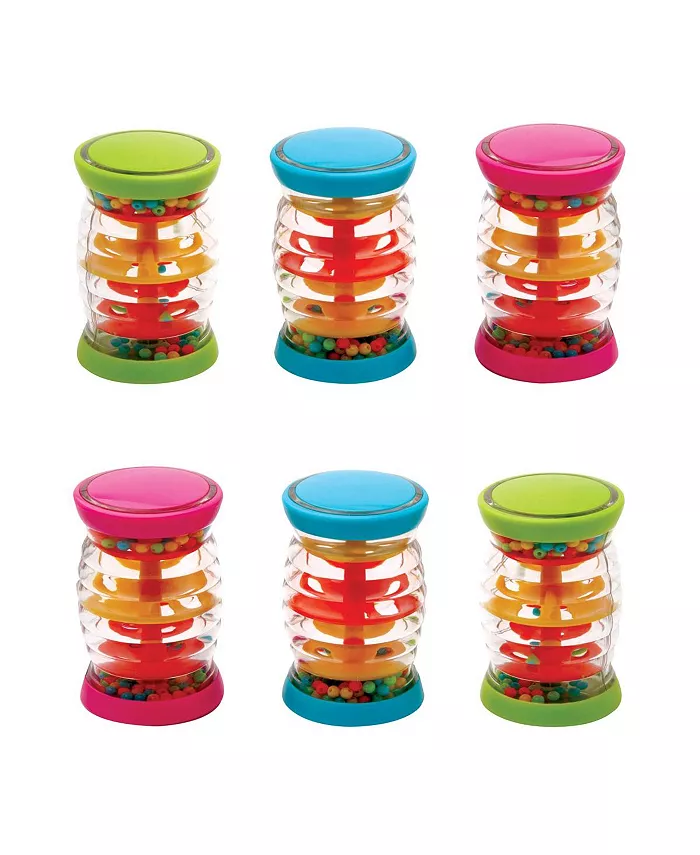 Edushape Mini Rainboshakers - Set of 6 - Mycitystee