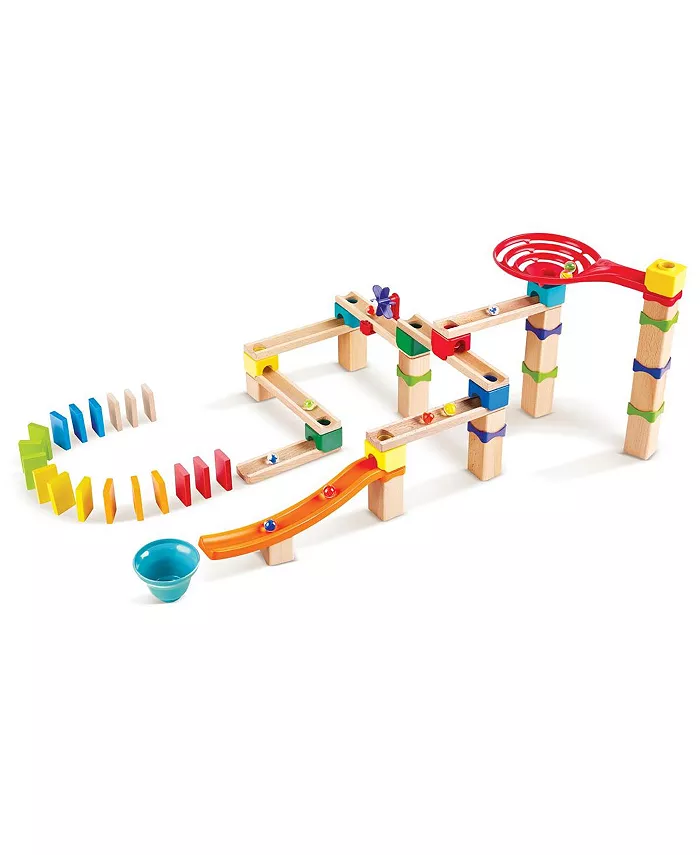 Hape Wooden Marble Run Race Track - 81 PCS - Mycitystee