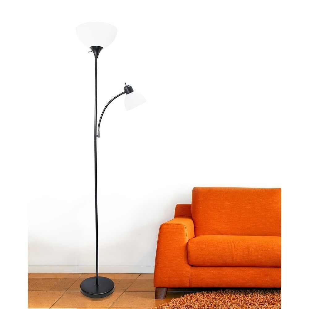 Porch and Den Brumback Floor Lamp with Reading Light - Mycitystee