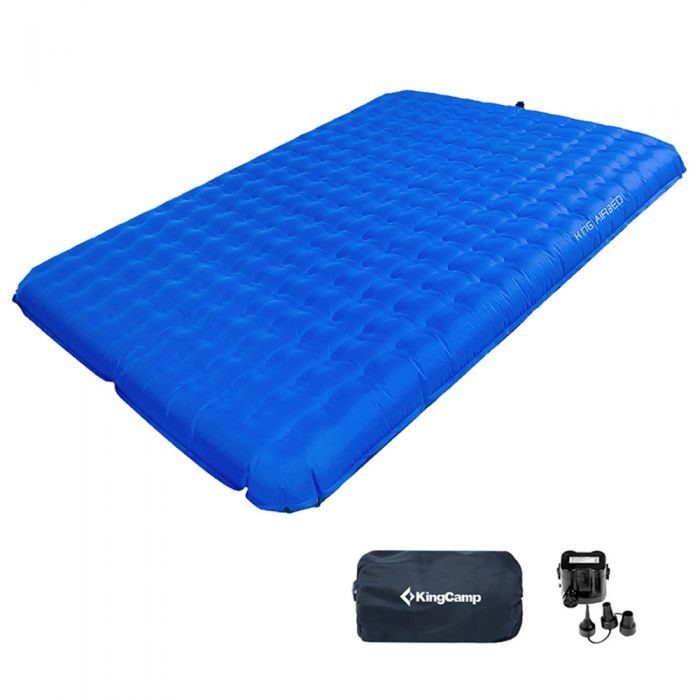KingCamp 2-Person Airbed Damp-proof Lightweight Battery Operated Pump KM3590 - Mycitystee