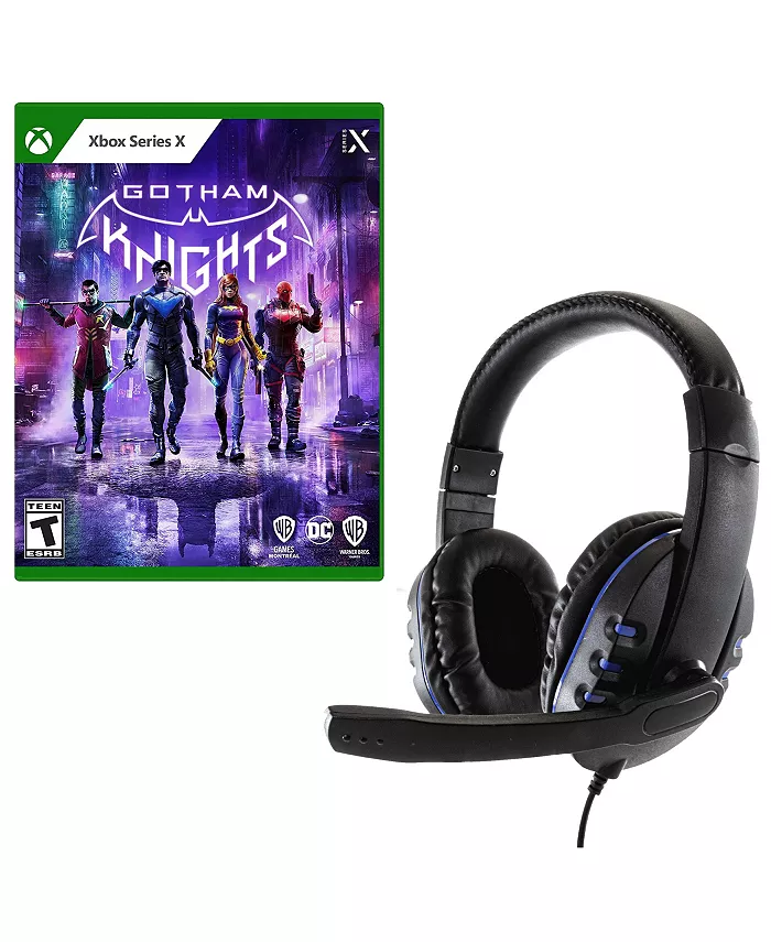 Xbox Gotham Knight Game with Universal Headset for Series X - Mycitystee
