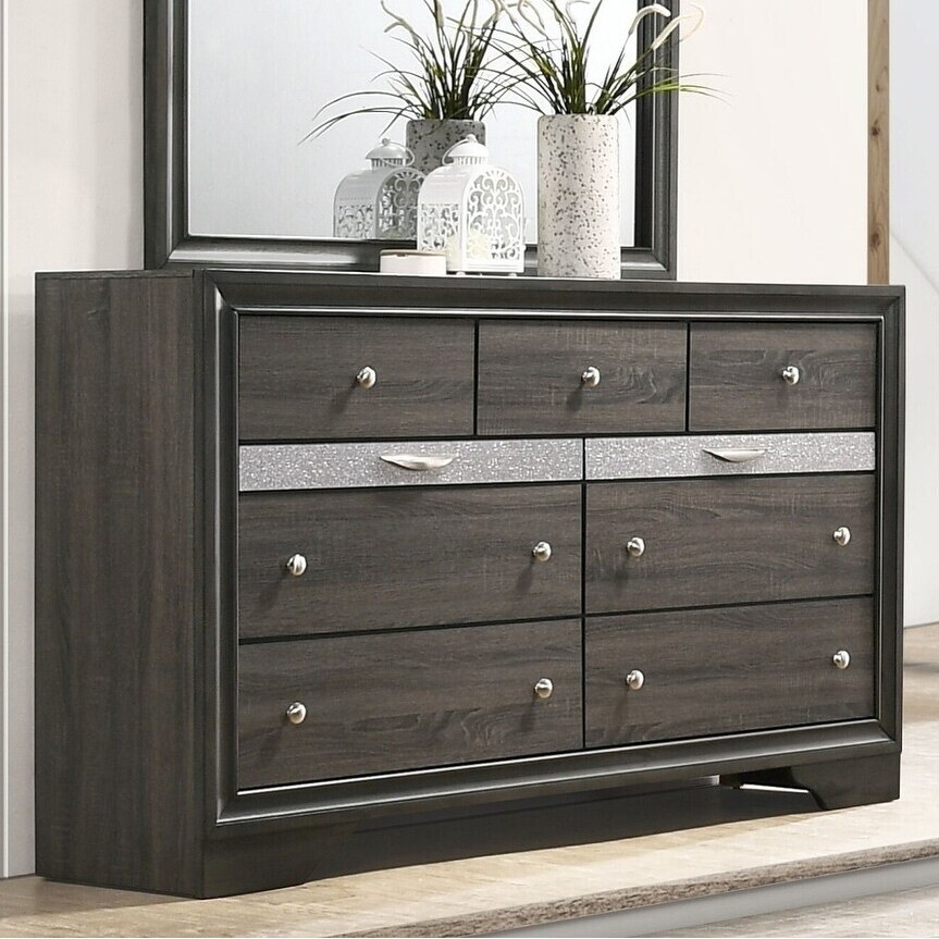 Silver Orchid Brockwell Gray Dresser - - 28232619 - Mycitystee
