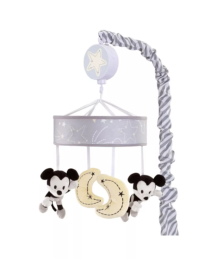 Lambs Ivy Disney Baby Mickey Mouse Gray Yellow Musical Baby Crib Mobile by Lambs Ivy - Mycitystee