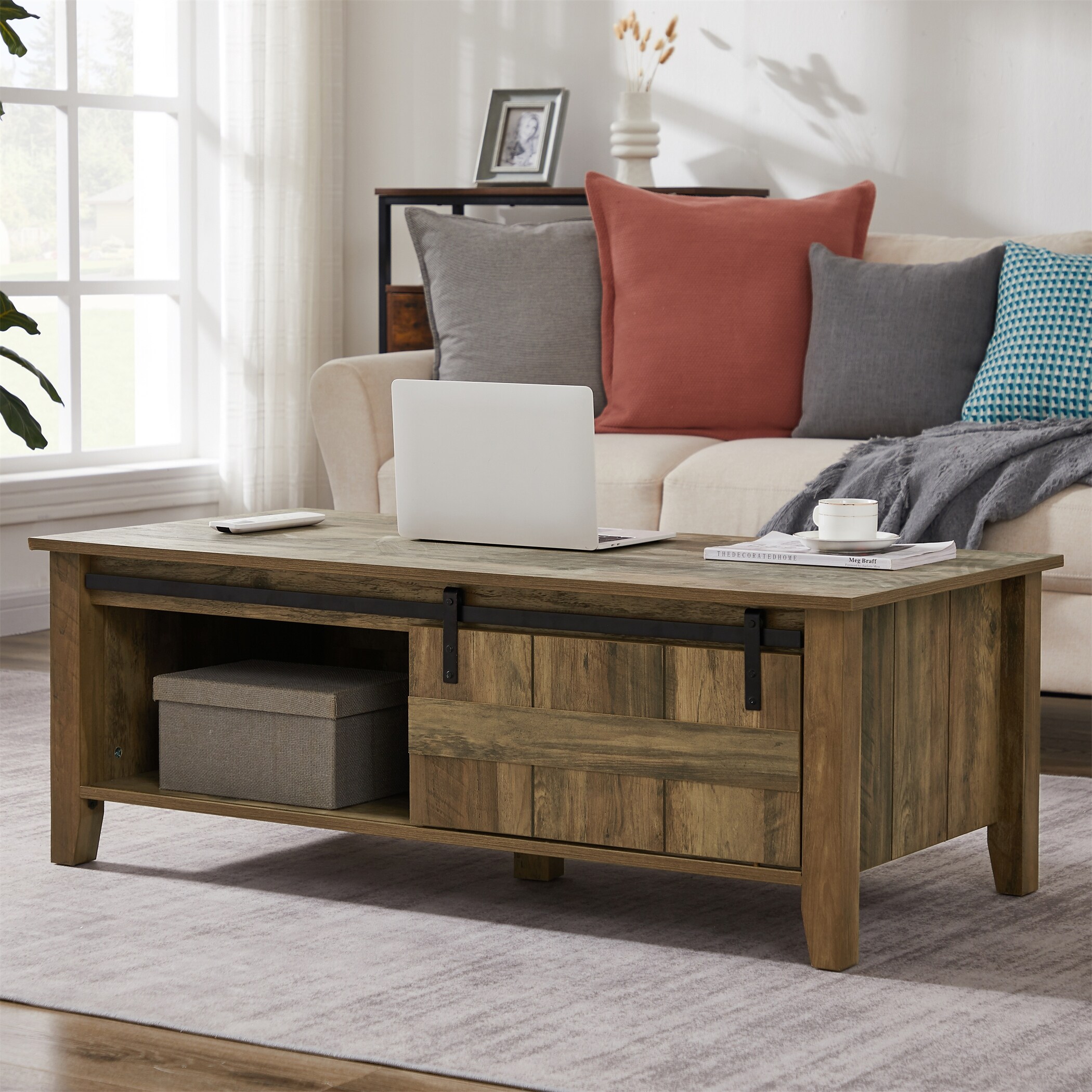 Coffee Table End Table Side Table Wooden Living Room Table MDF - Mycitystee